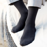 Indulgent Cashmere Men's Socks - Black