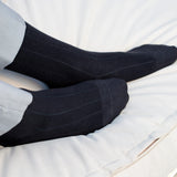 Indulgent Cashmere Men's Socks - Black