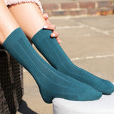 Indulgent Cashmere Women's Socks - Teal