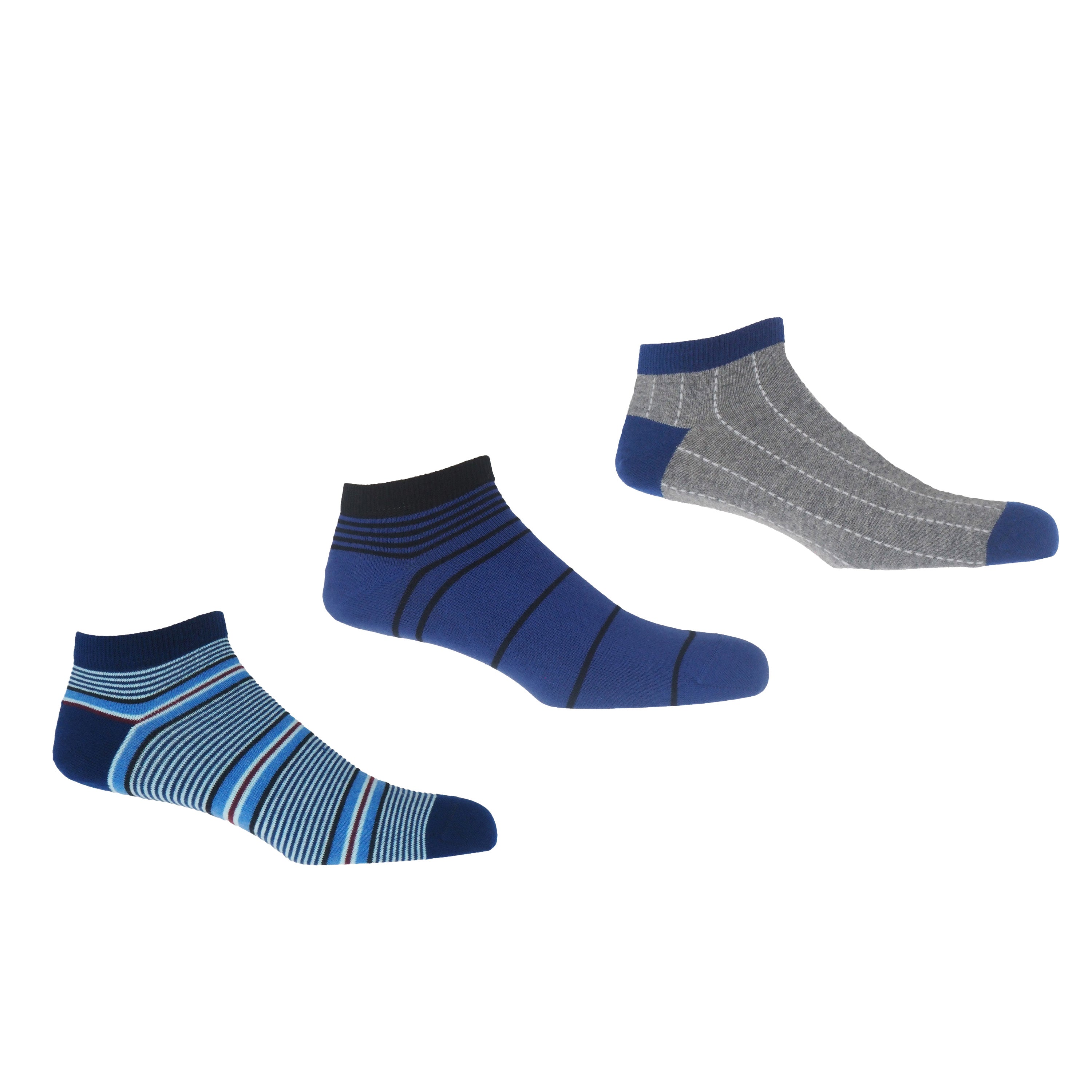 Men's Trainer Socks Bundle - Multistripe, Retro & Dash – Peper Harow