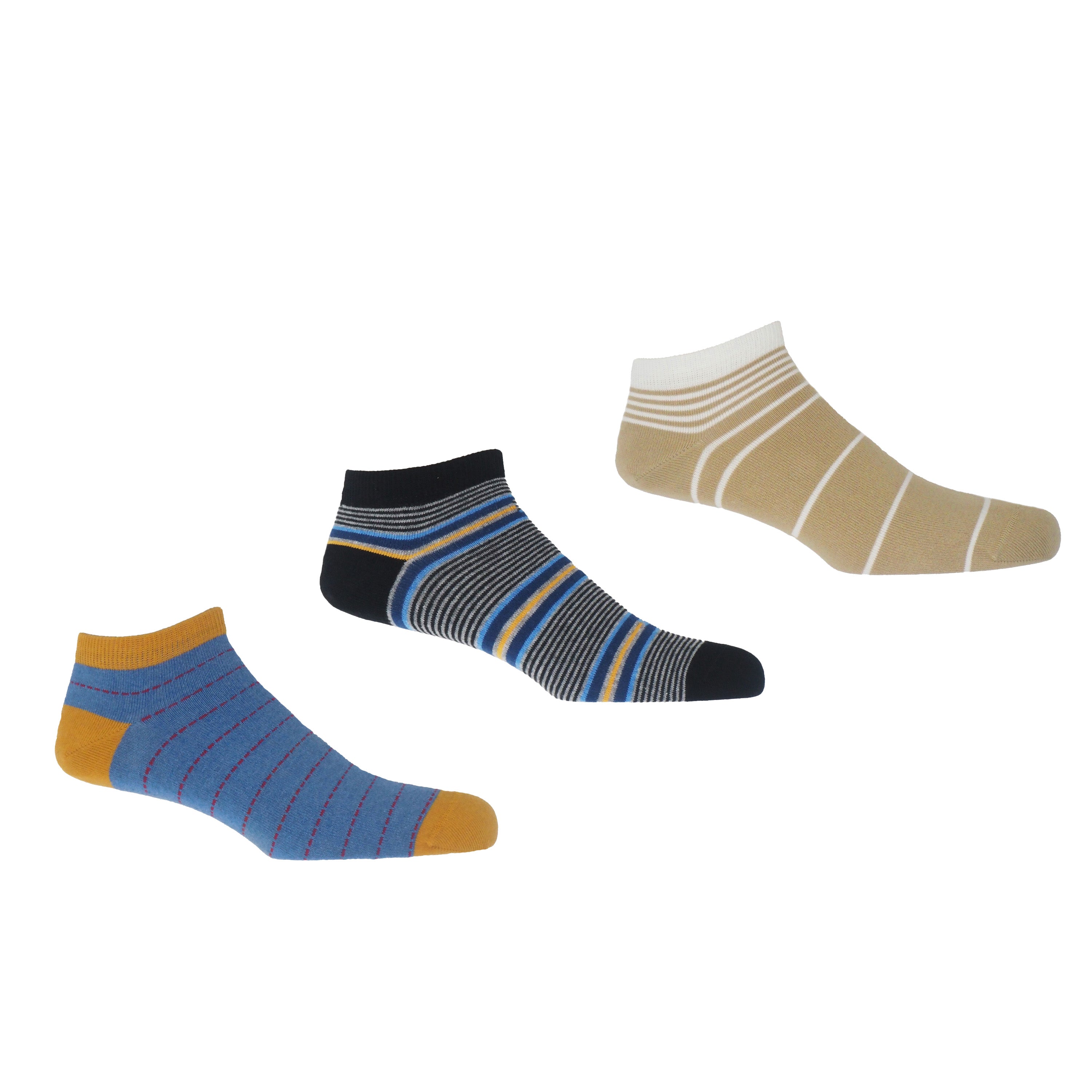 Men's Trainer Socks Bundle - Dash, Multistripe & Retro – Peper Harow