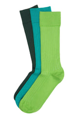 3 Pack Essential Men's Socks - Verdant