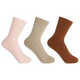 3 Pack Essential Women's Socks - Neutral