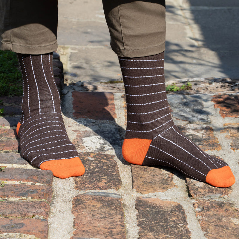 Dash Men's Socks - Brown