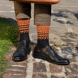 Wave Men's Socks - Orange