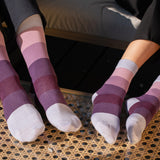 Block Stripe Men's Socks - Twilight