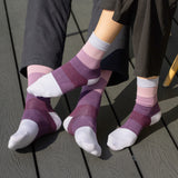 Block Stripe Men's Socks - Twilight