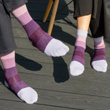 Block Stripe Men's Socks - Twilight