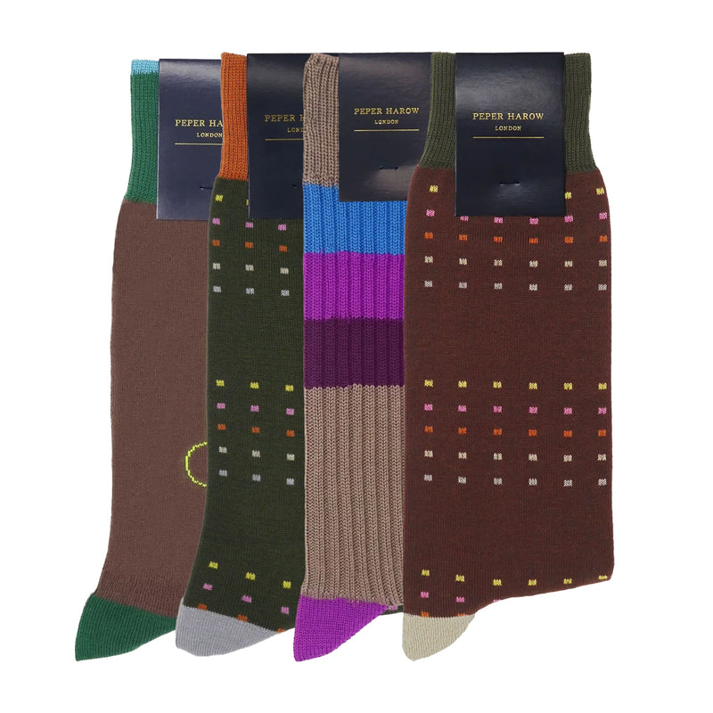 Men's Socks Bundle - Brown