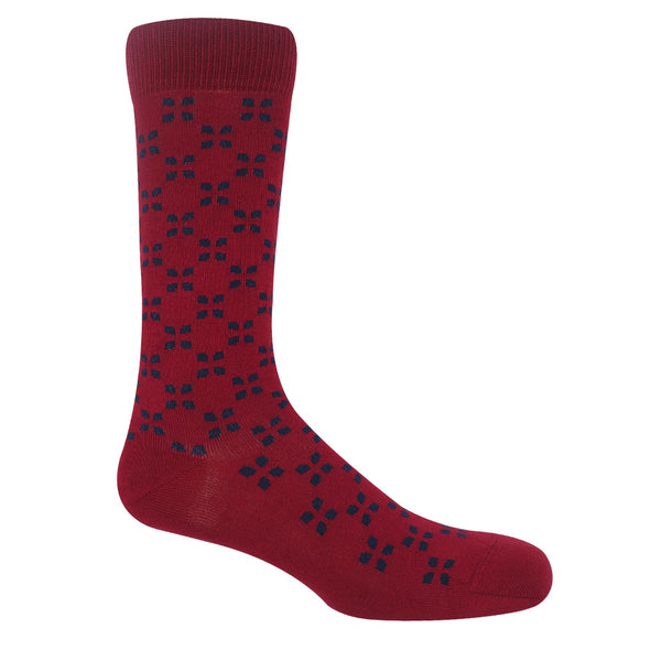 Cambridge Men's Socks - Burgundy