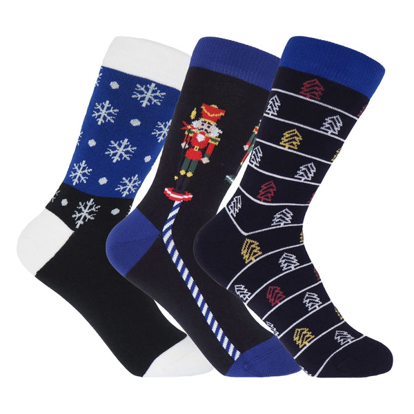 Christmas Women's Socks Bundle - Blue