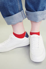 Classic Men's Trainer Socks - Red