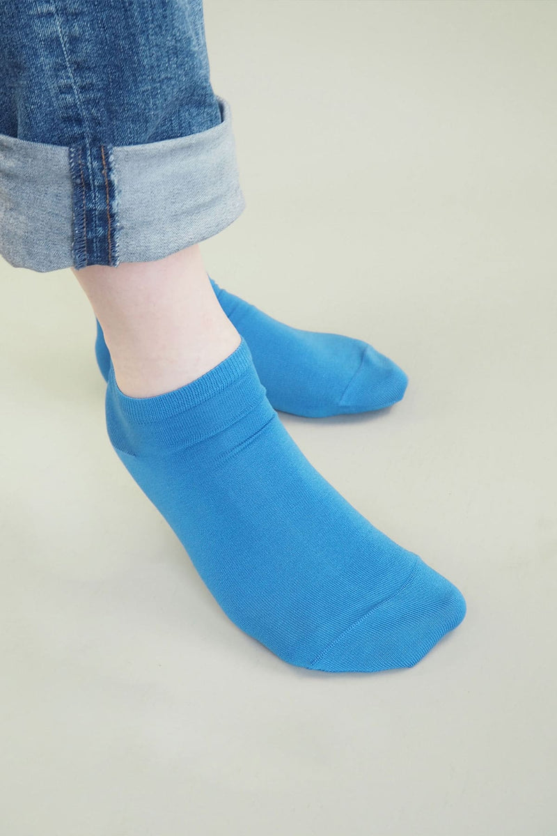 Classic Men's Trainer Socks - Blue