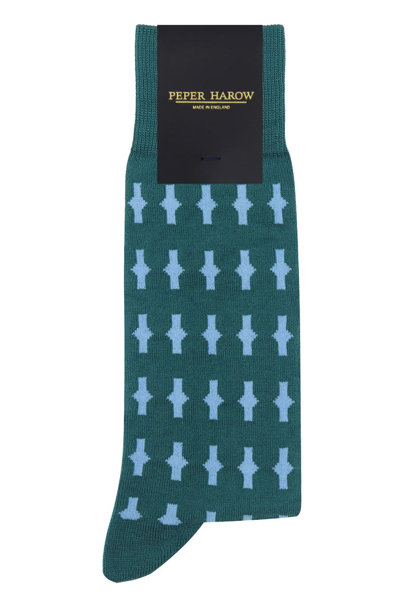 Eton Men's Socks - Teal