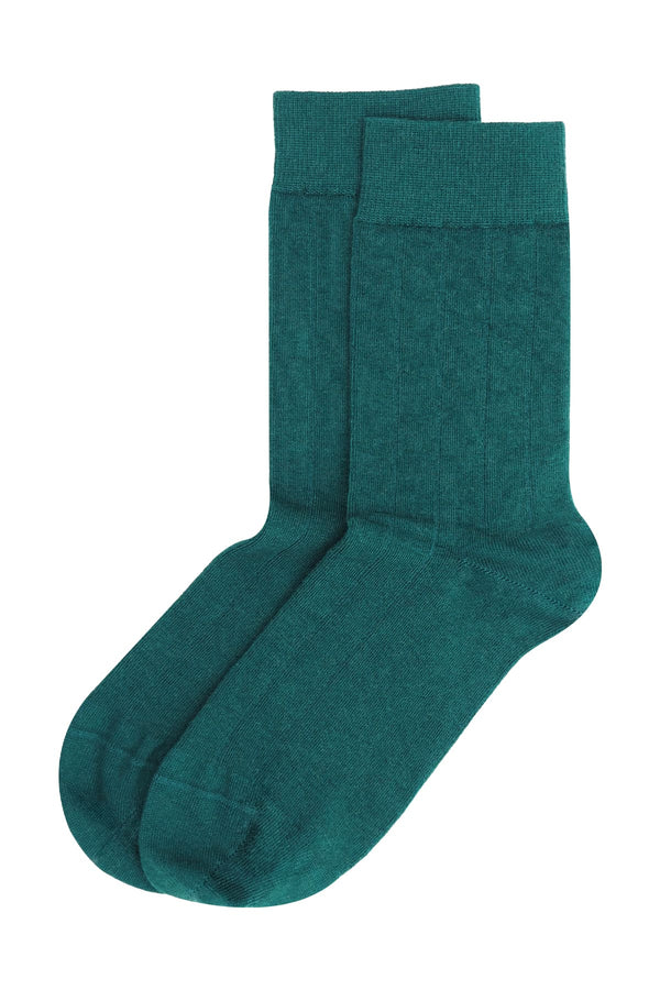 Indulgent Cashmere Women's Socks - Teal