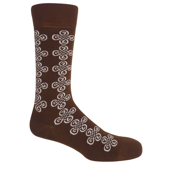 Knot Men's Socks - Brown