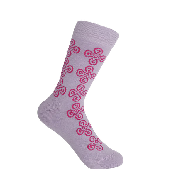 Knot Women's Socks - Lilac