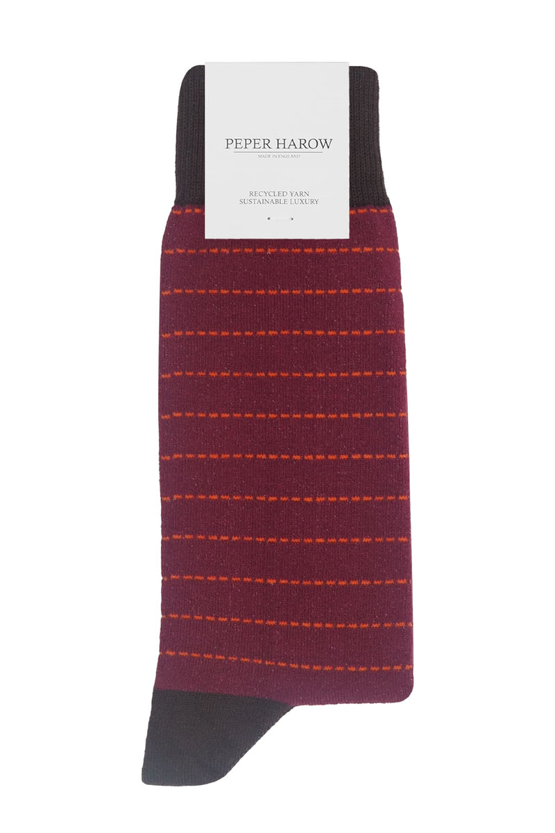 Dash Men's Socks - Maroon