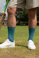 Retro Stripe Men's Socks - Green