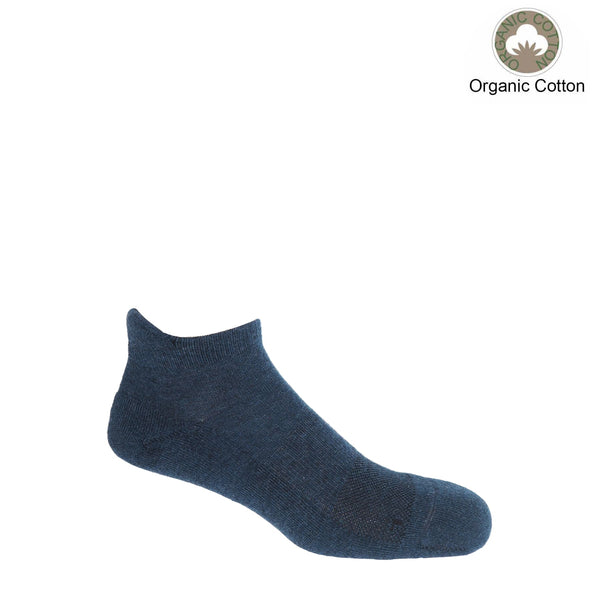 Organic Men's Trainer Sport Socks - Navy