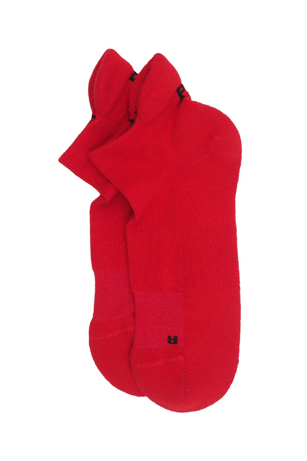 Organic Men's Trainer Sport Socks - Red