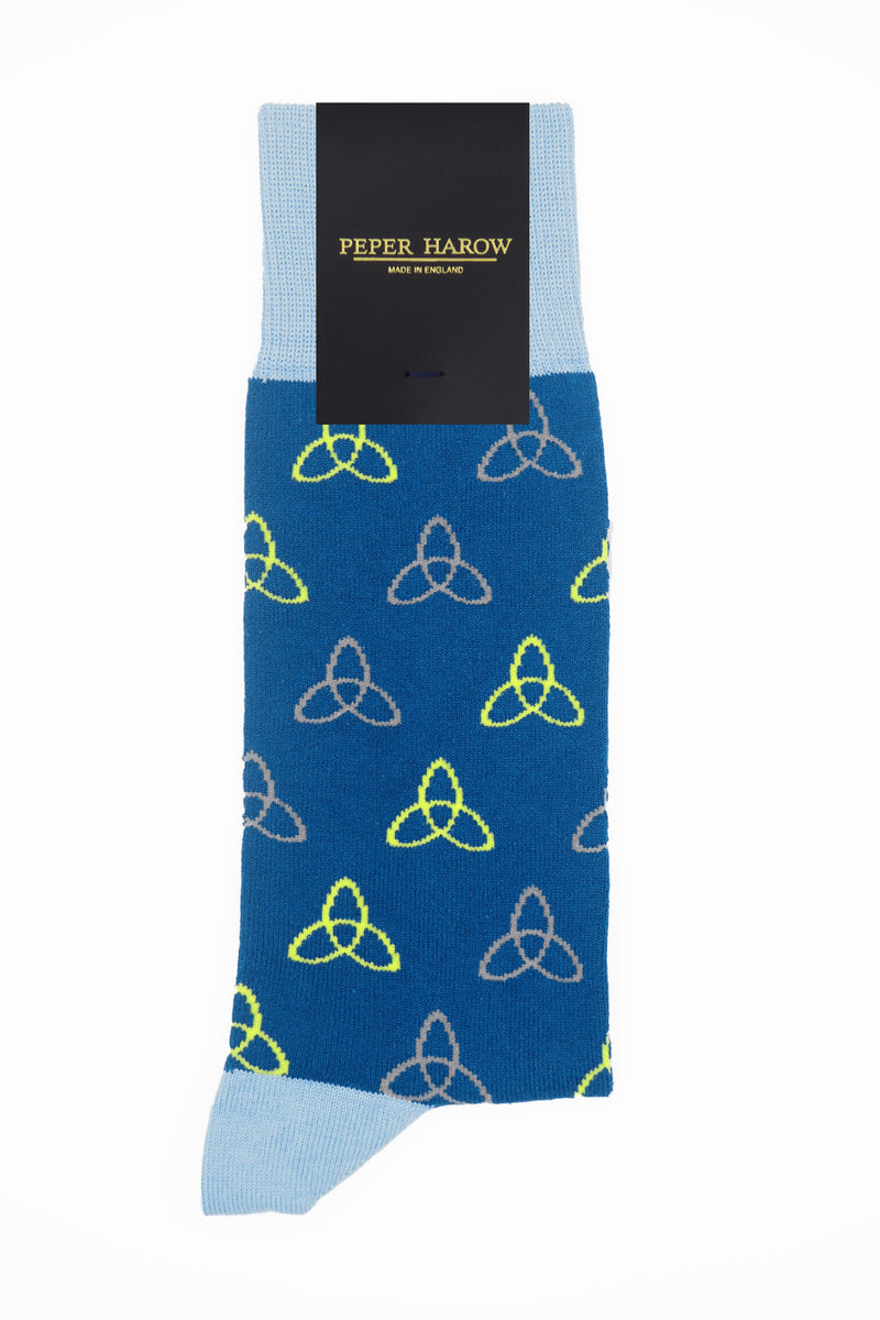 Tri Men's Socks - Blue