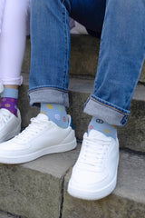 Peace Men's Socks - Light Blue