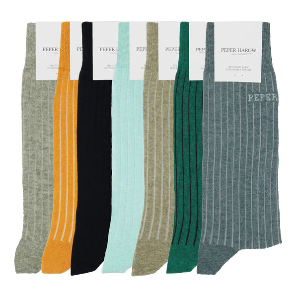 Men's Socks Bundle - Recycled Ribbed