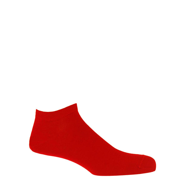 Classic Men's Trainer Socks - Red