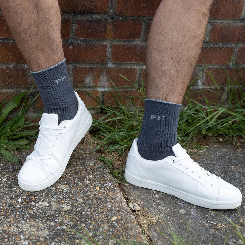 Reversible Men's Sport Socks - Grey