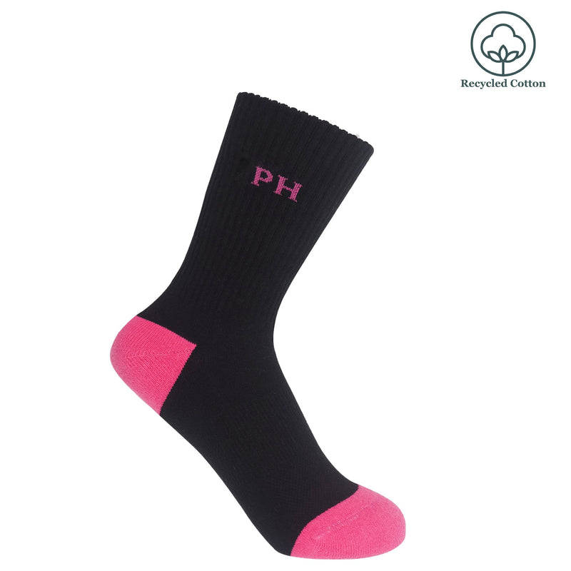 Reversible Women's Sport Socks - Black