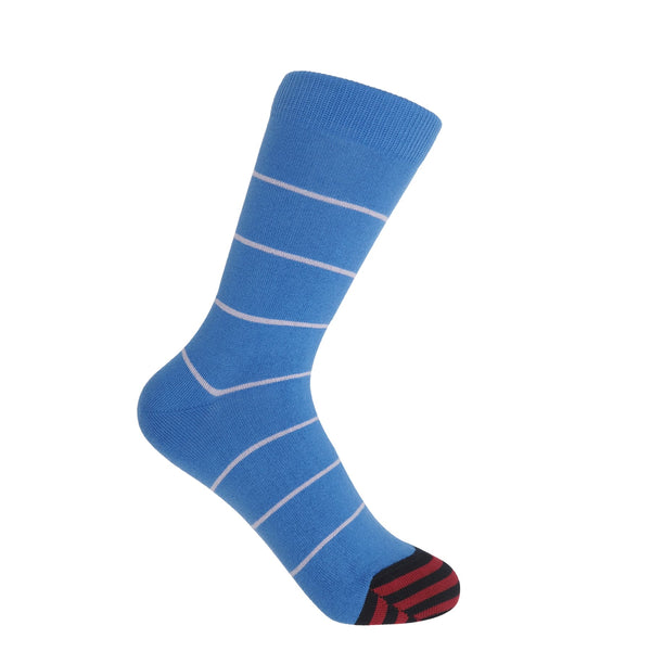 Thin Stripe Women's Socks - Blue