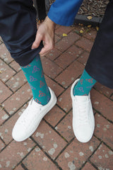 Tri Men's Socks - Teal