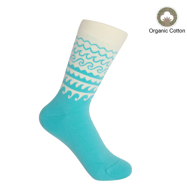 Wave Women's Socks - Cream