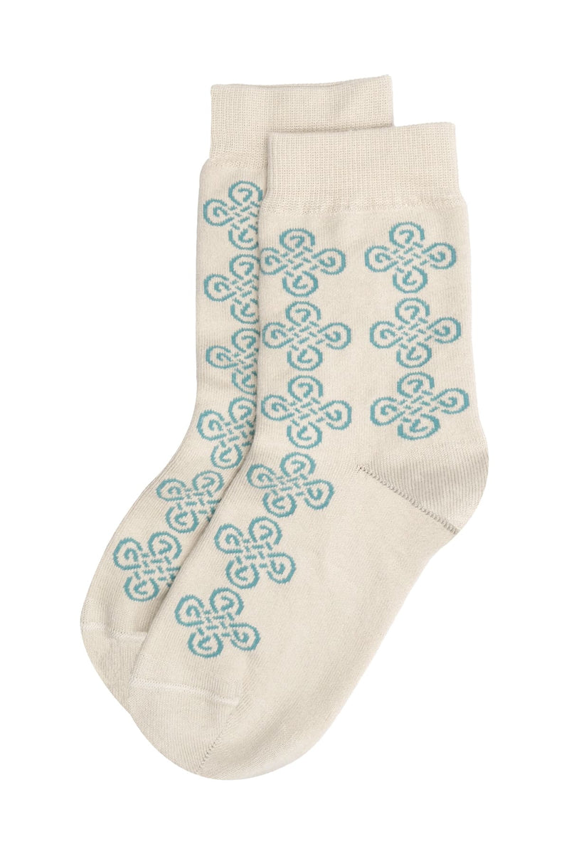 Knot Women's Socks - Beige