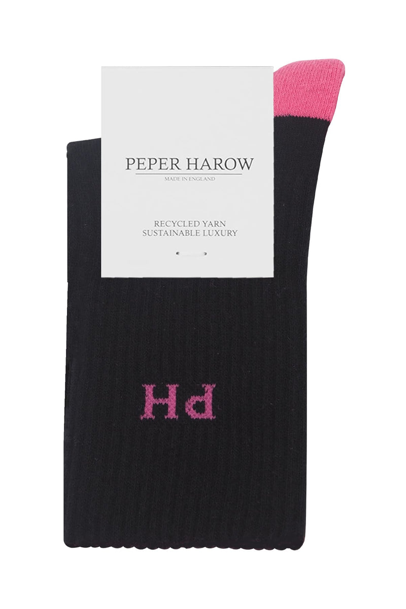 Reversible Women's Sport Socks - Black