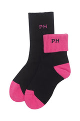 Reversible Women's Sport Socks - Black