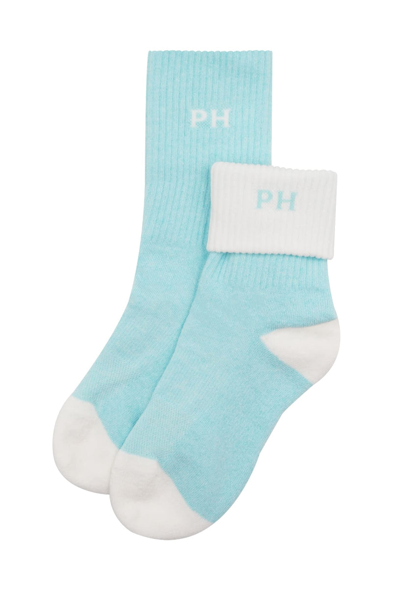 Reversible Women's Sport Socks - Blue