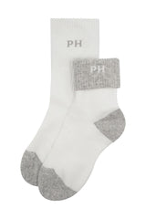 Reversible Women's Sport Socks - White