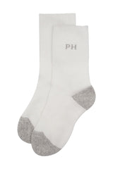 Reversible Women's Sport Socks - White