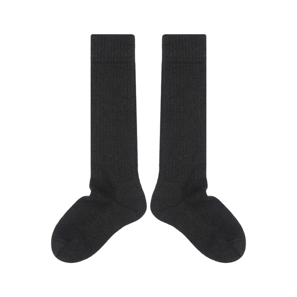 Women's Wool Boot Socks - Charcoal