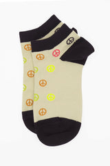 Peace Women's Trainer Socks - Beige