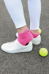 Organic Women's Trainer Sport Socks - Pink