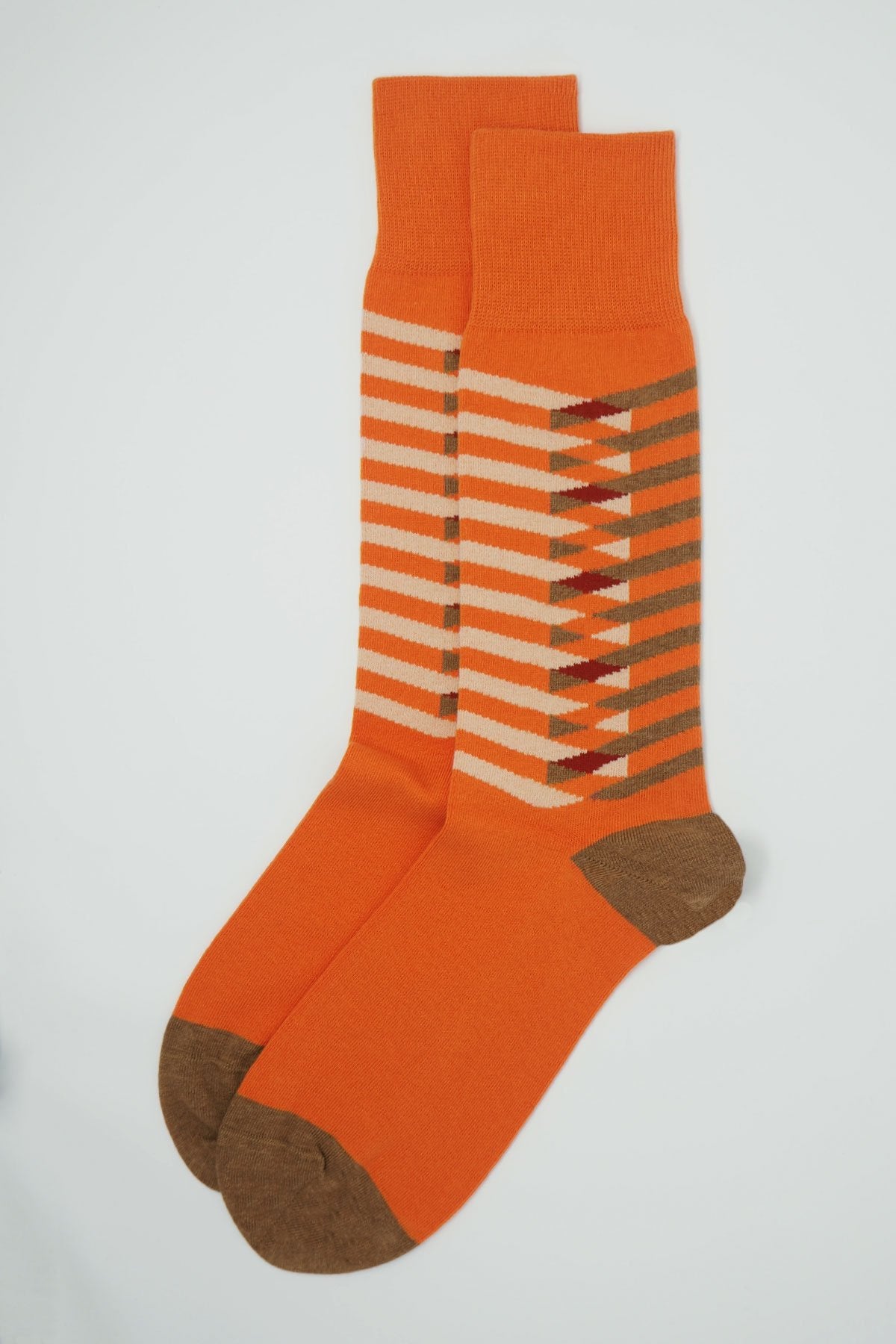 Symmetry Organic Men's Socks - Orange – Peper Harow