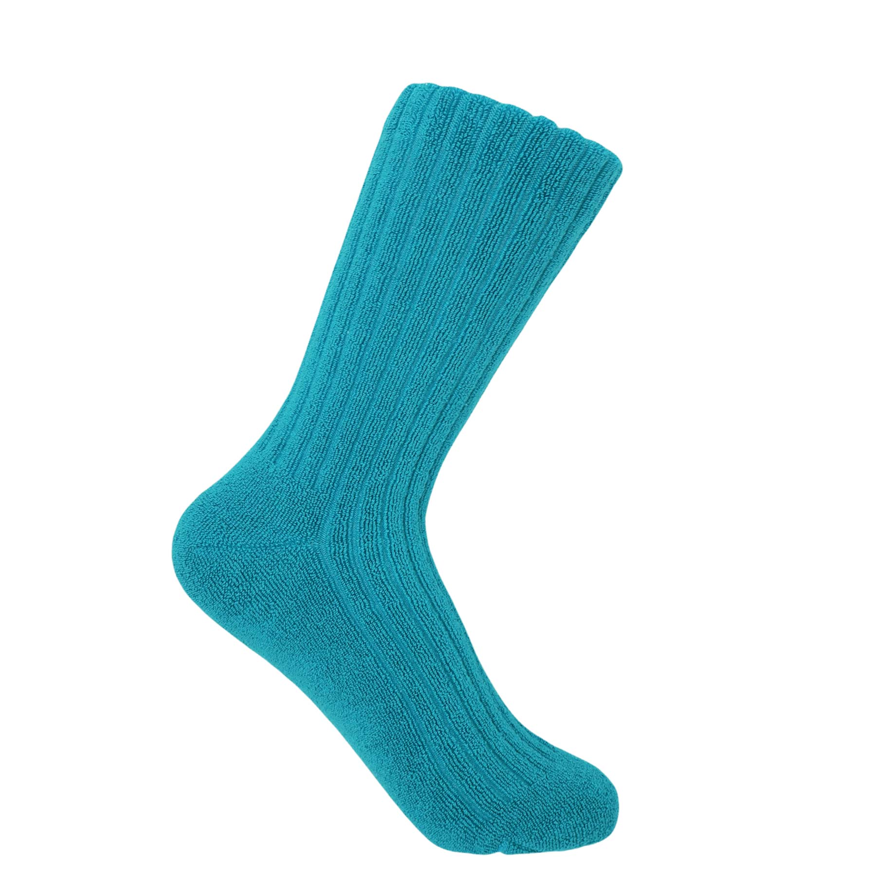 Ribbed Women's Bed Socks - Aqua – Peper Harow