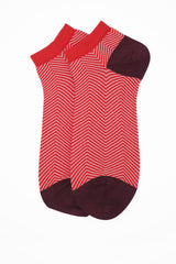 Lux Taylor Men's Trainer Socks Bundle - Red & Yellow